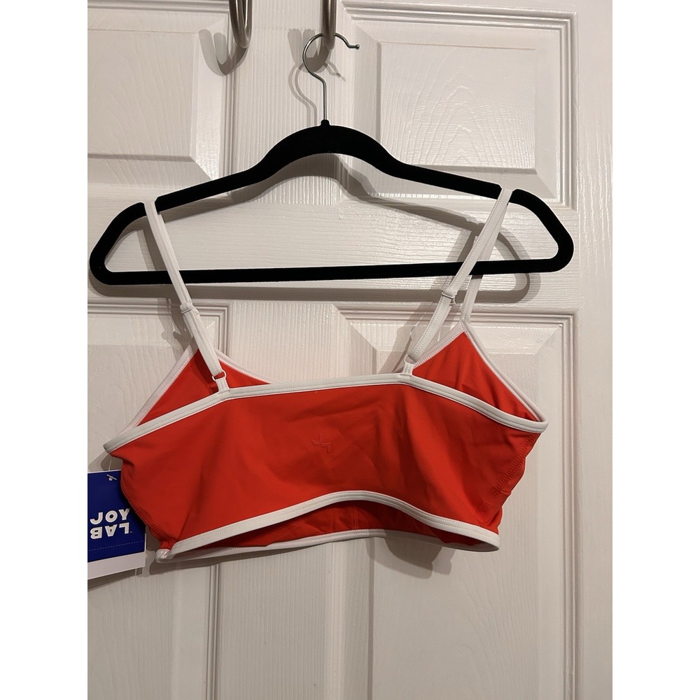 NWT‎ Joy Lab Large Sports Bra Activewear Moisture Wicking Yoga Gym Athletic Red - Picture 4 of 6
